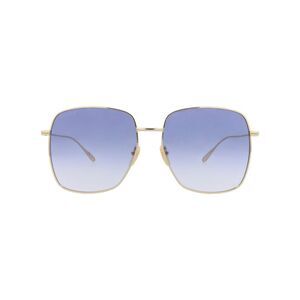 Gucci Square-Frame Metal Sunglasses Gold Womens